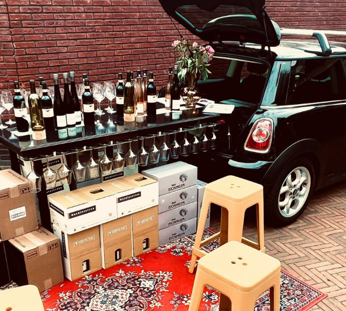 MINI-bar, mobiele wijnbar, Woeste wijngronden (4)